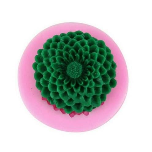 3D Silicon Mold Fondant Cake Decoration - Marigold Flower