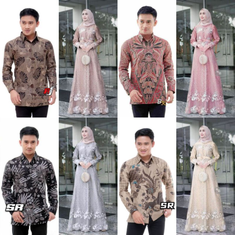BAJU SERAGAM BATIK COUPLE GAMIS PASANGAN SARIMBIT KELUARGA CUSTOM ANAK / KEMEJA PRIA / BUSANA WANITA
