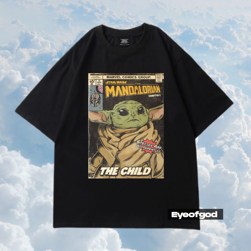 oversized tshirt kaos oversize mandalorian murah aesthetic 