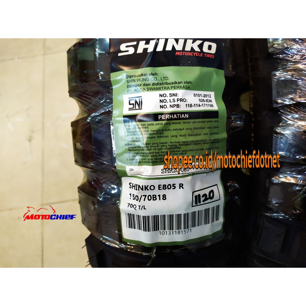 Ban Shinko E805 150/70-18 150/70 - 18 Big Block