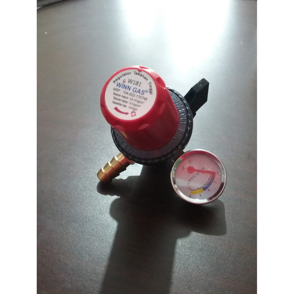 Winn Gas - Regulator + Amper Winn W181M Kompor Gas Tekanan Tinggi