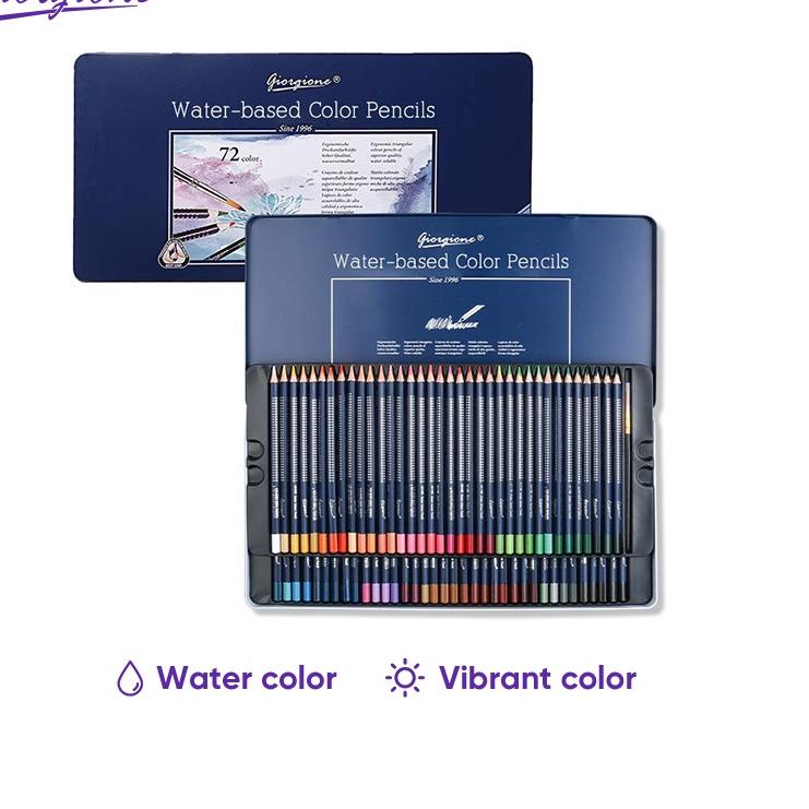 

Terbaru.. Giorgione Watercolor Pensil Warna Dengan Kualitas Tinggi Pencil 12/24/36/48/72/120 Warnas G-SR