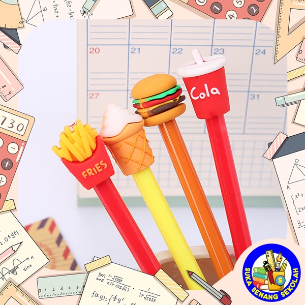 

SELUSIN Pulpen Fast Food Unik S0211