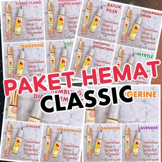 Image of PAKET HEMAT CLASSIC HELLOSAKHA /Essential Oil + zaitun evoo /obat herbal alami anak dewasa orang tua