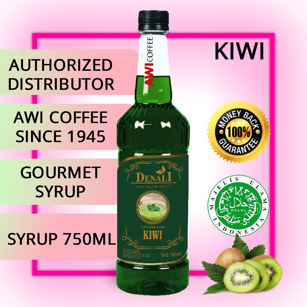 

Awi Segar Harum I Syrup Kiwi 750ml I denali I coffee | Flavored