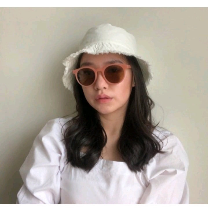 TOPI RUMBAI WANITA TOPI BUCKET RUMBAI BUCKET HAT RIPPED TOPI BUCKET HAT RAWIS RUMBAI TERMURAH