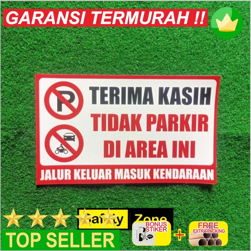 

Grosir Stiker Area Parkir 15 x 2020x3030x40 ( bisa custom ) - 15x20cm Elegan