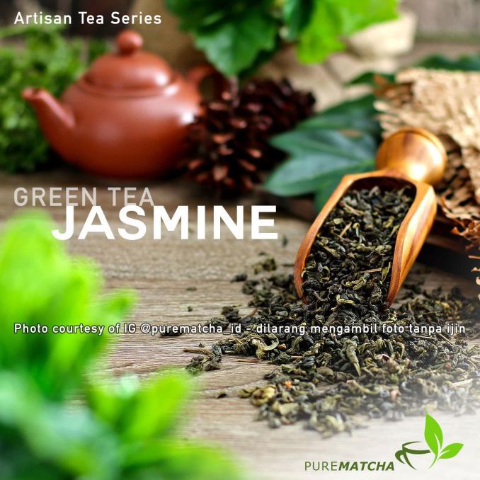 

Promo Awal tahun Artisan Tea Cafe - Jasmine Green Tea Chinese Tea Teh Hijau Melati 50gr Diskon
