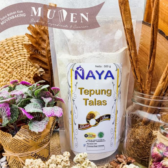 

TEPUNG TALAS NAYA 500 Gr / GLUTEN FREE TARO FLOUR