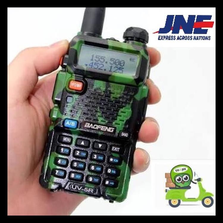 100% TERMURAH HANDY TALKY (HT) BAOFENG BF-UV5R / UV5R DUAL BAND ARMY 100% TERMURAH