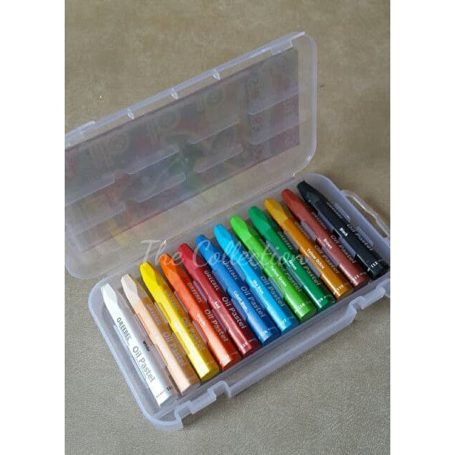 

ATK115GB isi 12 Transparant Crayon GREEBEL Oil Pastels 12 goodie bag