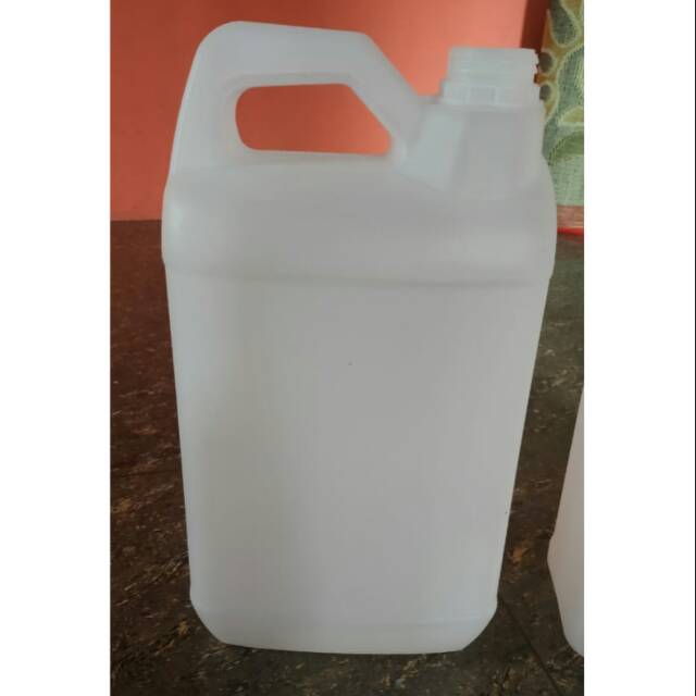 JERIGEN 5 LITER BARU TUTUP SEGEL DAN PLUG
