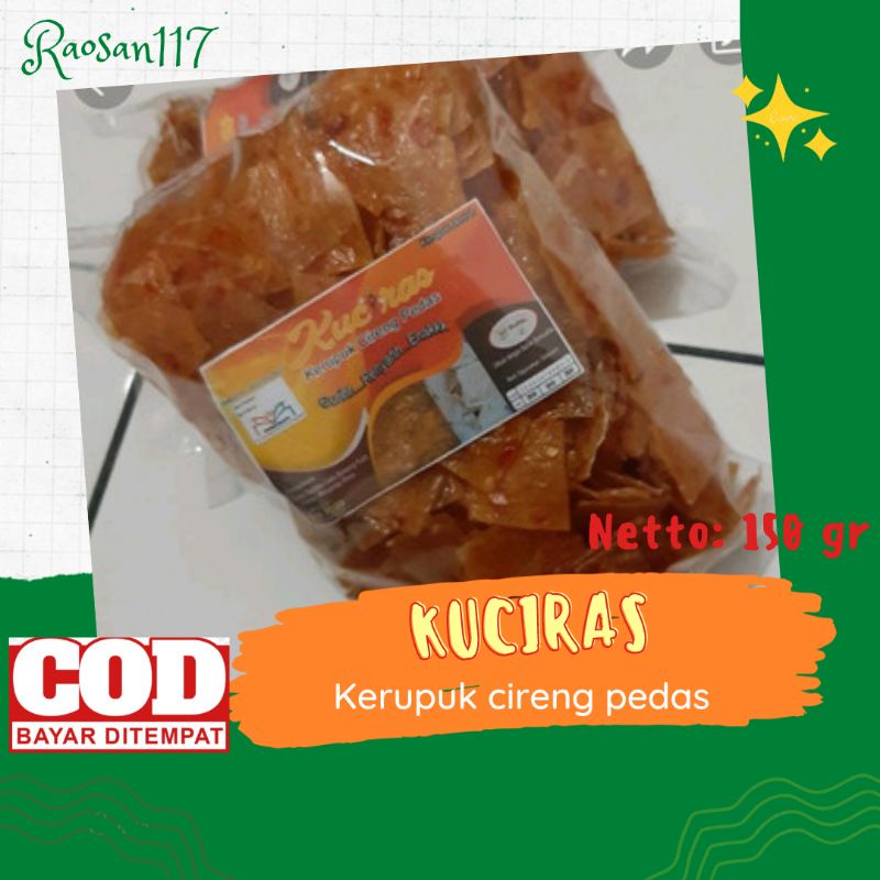 

kerupuk cireng pedas mentah