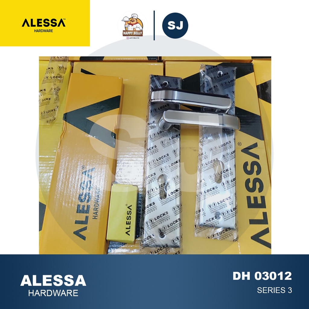 Kunci Pintu Alessa DH-03012 GAGANG PINTU MODERN MINIMALIS