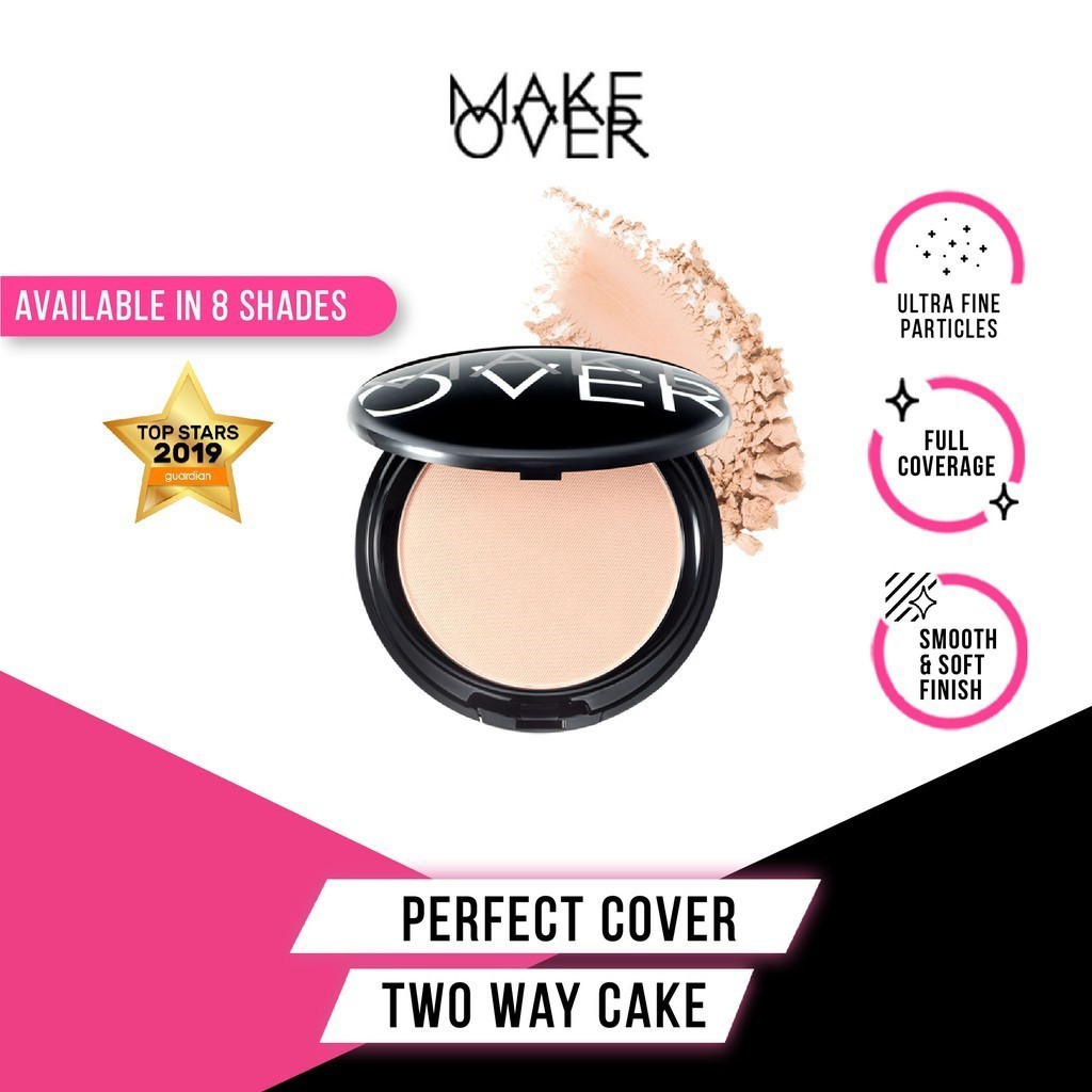 MAKE OVER Perfect Cover Two Way Cake ( Bedak Padat Make over Original)