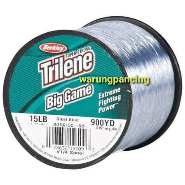 LINE MONO BERKLEY TRILENE BIG GAME (Color WHITE CLEAR)