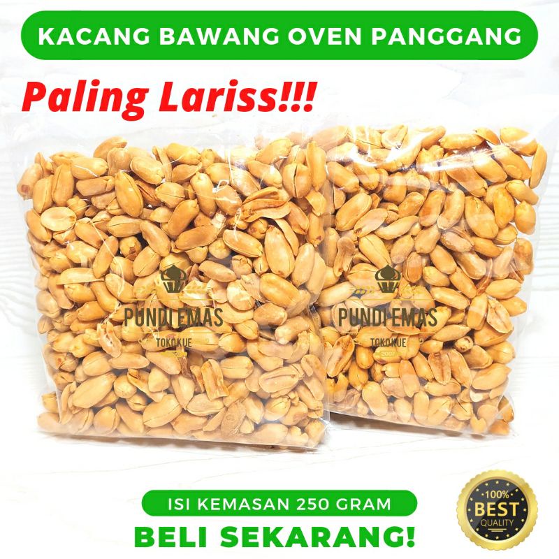 Kacang Bawang Oven 250 Gram / Kacang Bawang Super / Kacang Oven / Kacang Kiloan Murah Grosir