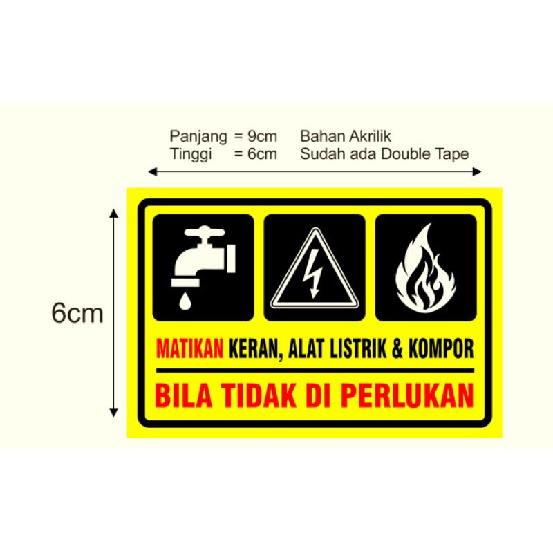 

MATIKAN KERAN ALAT LISTRIK