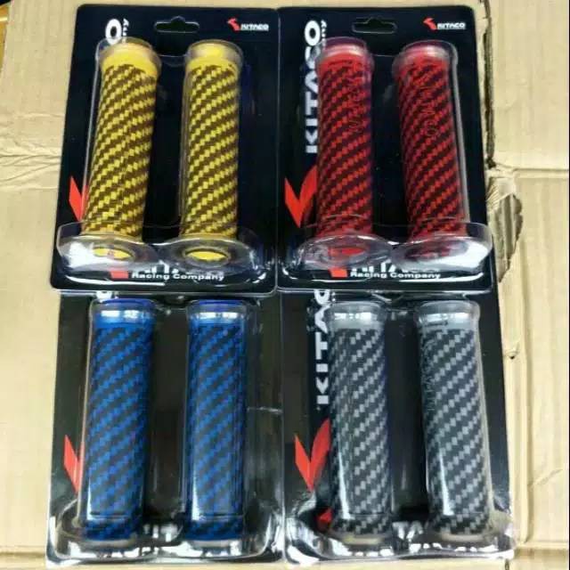 Handgrip Motor Karbon Warna Universal Kualitas Empuk Dan Harga Termurah