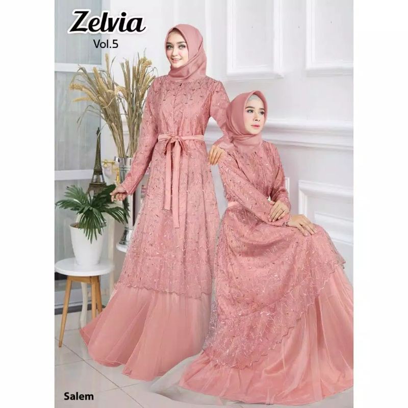 GAMIS PESTA ZELVIA JUMBO LD120 / GAMIS BRUKAT