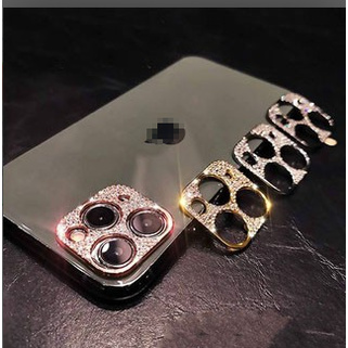 Case Pelindung Lensa Kamera Aksen Berlian Untuk Iphone 11 Pro 12 12pro 12promax