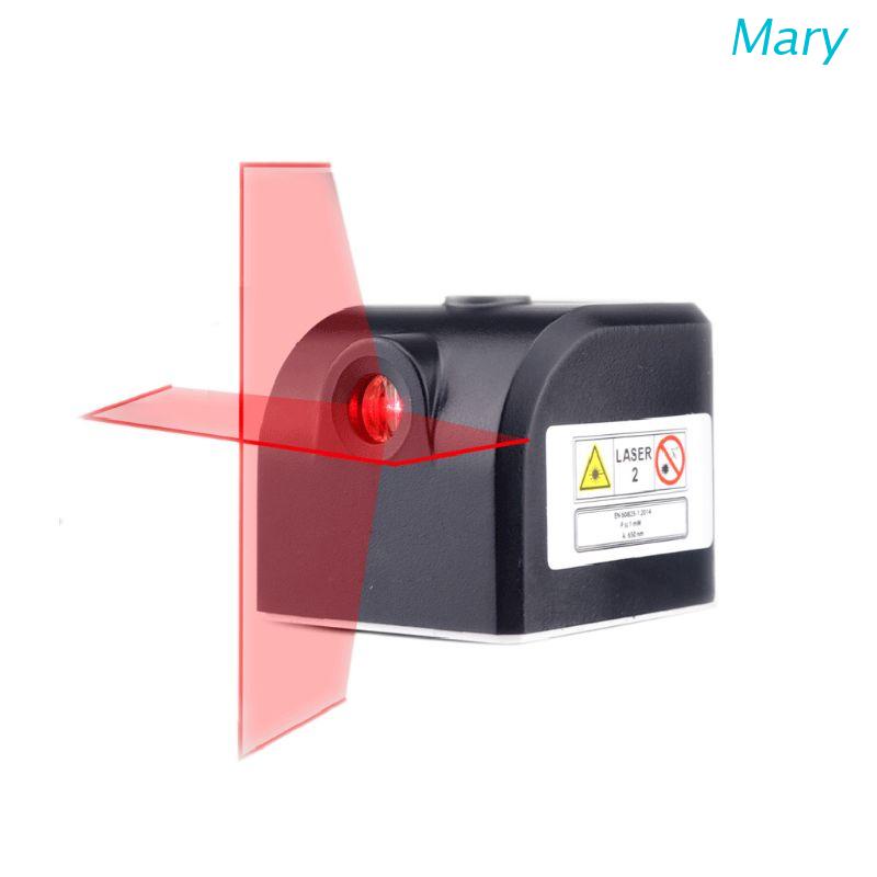 Mary Alat Pengukur Level Kedataran Vertikal / Horizontal Mini Dengan Laser Merah