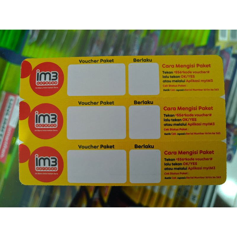 Voucher Kosong Indosat