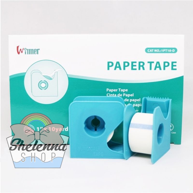 Micropore Paper Tape Plester Kertas 1inch Winner / Isopore plaster luka