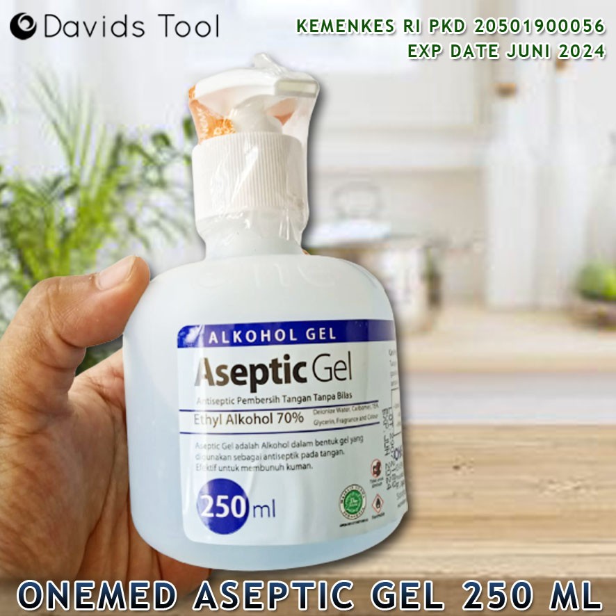 Aseptic Gel Hand Sanitizer Onemed 250 ML