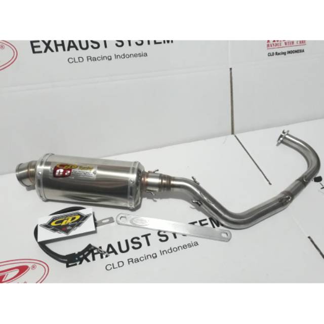 KNALPOT CLD HONDA BEAT SCOOPY VARIO KARBU C2 OVAL