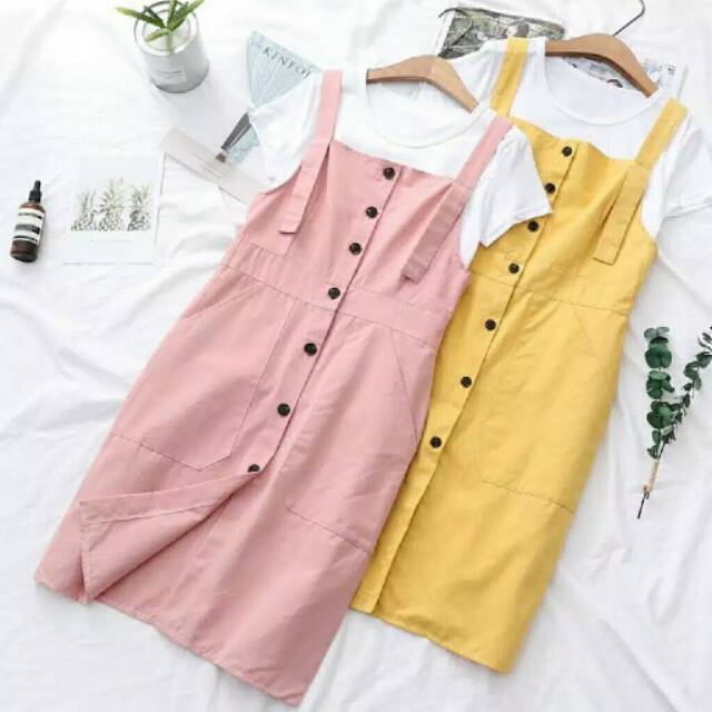 Overall jeslyn,tunik remaja kekinian
