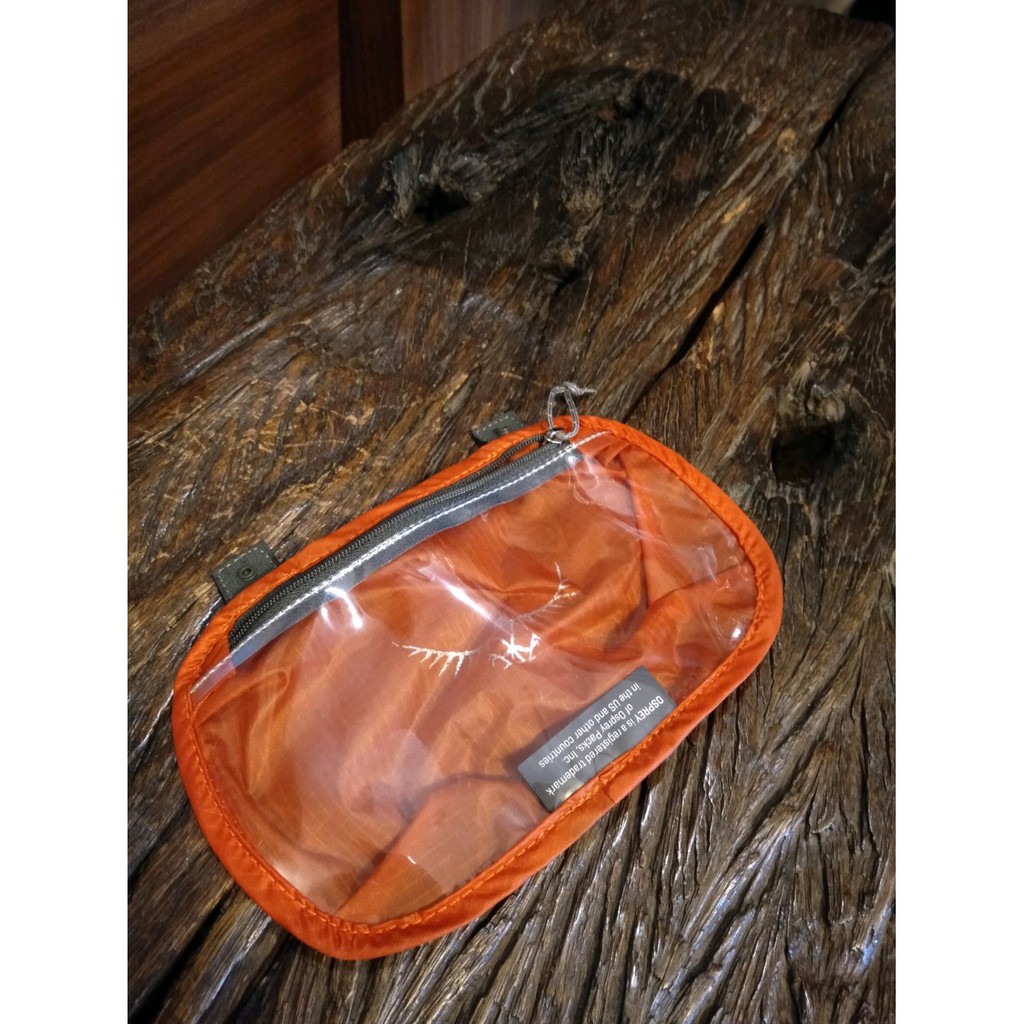 Ultralight Zip Organizer Clear Osprey - Tempat Accesories Osprey Original