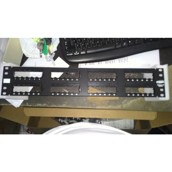 AMP Commscope Patch Panel 48 Port Category Cat 5