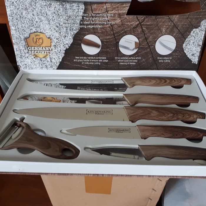 Nikmati Kitchen King Set Pisau Premium Gilaa