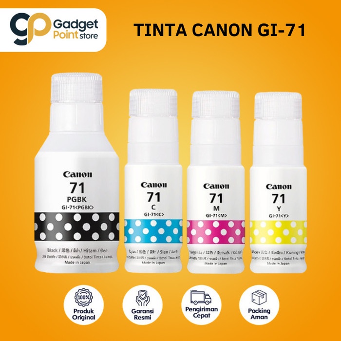 CANON PIXMA Tinta Printer Original GI71 GI 71 GI-71 All Colour