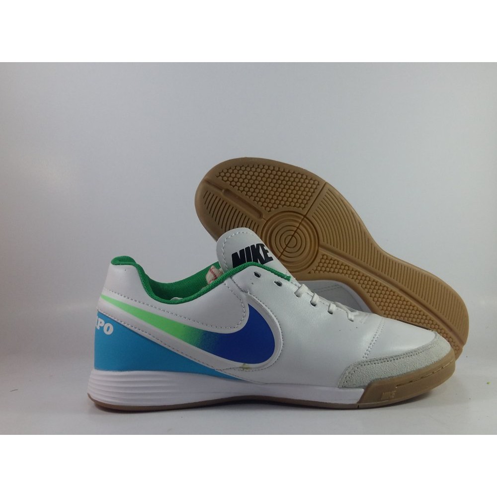 Sepatu Futsal Nike TIEMPO MYSTIC V WHITE BLUE