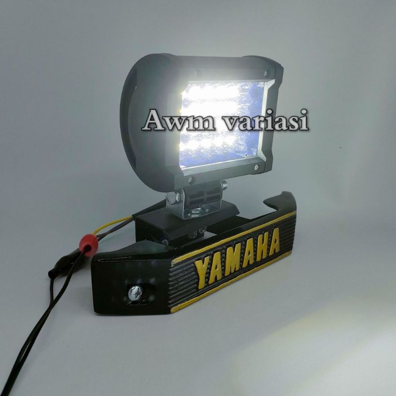 Lampu Tembak LED CREE 24 Mata Lampu Tembak Bar Sorot 24 LED Plus Breket Kumis RX King