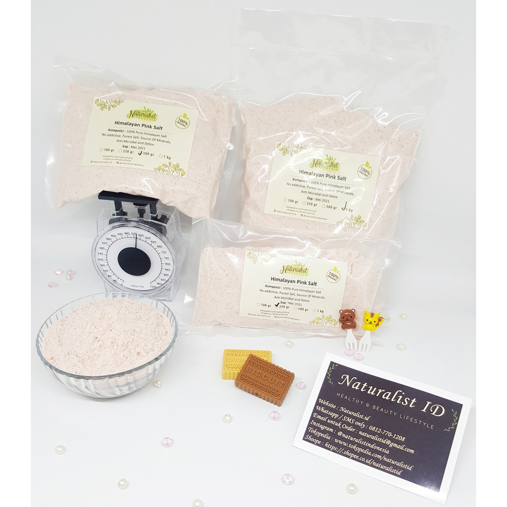 

100% Pure Himalayan Pink Salt Organik 250gr