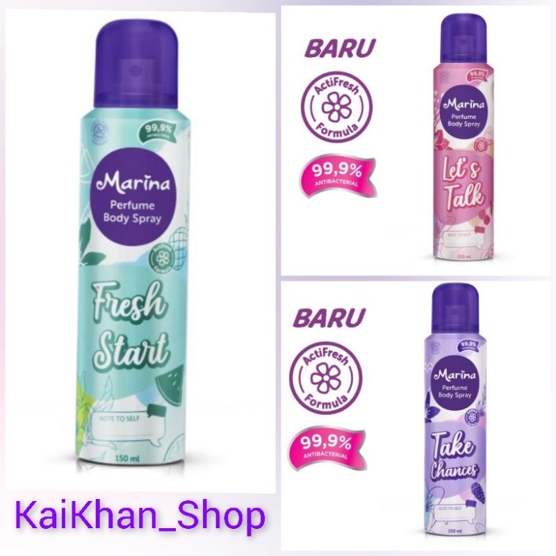 Marina Perfume Body Spray [ 150ml ]