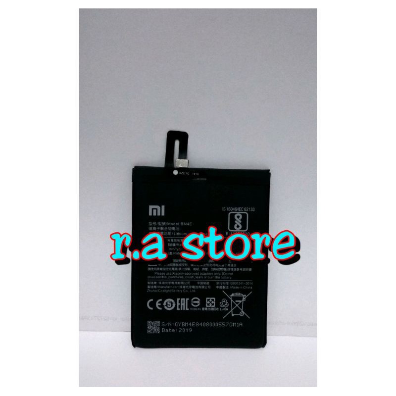 Baterai Xiaomi Pocophone Mi F1 BM4E BM-4E BM 4E Battery Batteray batre batrai Btr Original