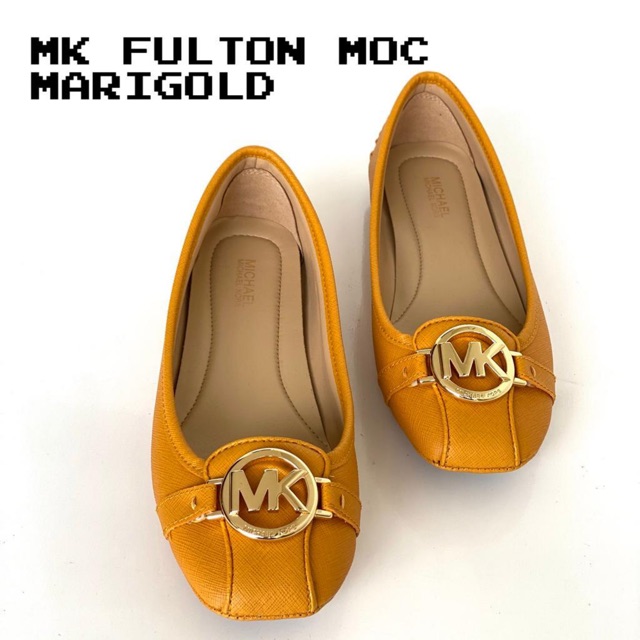 yellow mk shoes