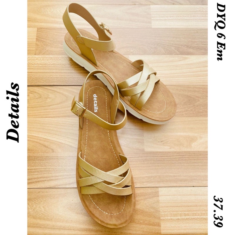 Sandal details DYQ 6 emas