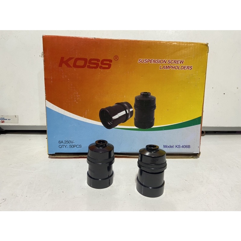 KOSS Fitting gantung Hitam Model Broco Tebal