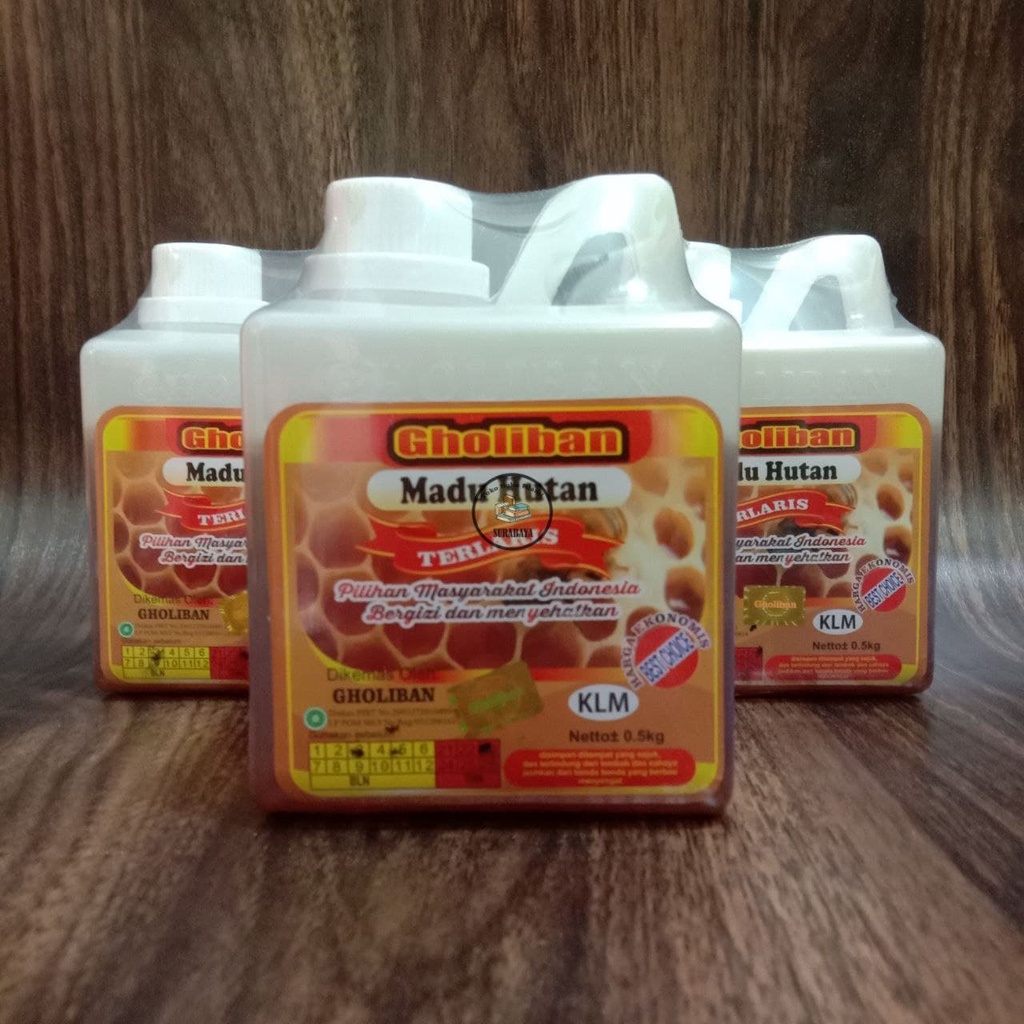 

Madu Gholiban 500gr Madu Hutan Gholiban KLM Original Bersegel Resmi.