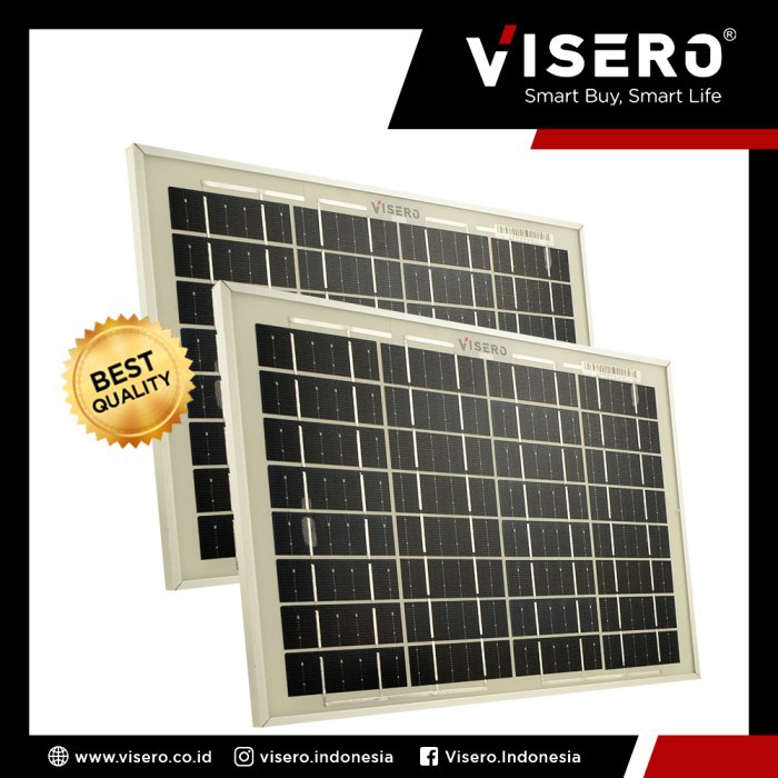 Solar Panel/Solar Cell/Panel Surya Poly/Polycrystalline 30 WP Visero