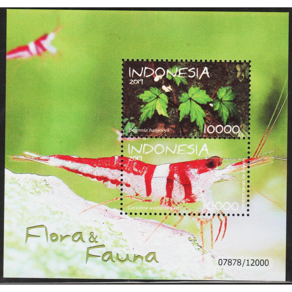 

Perangko Filateli I93 Indonesia MNH Souvenir Sheet 05.11.2019 Flora of Indonesia