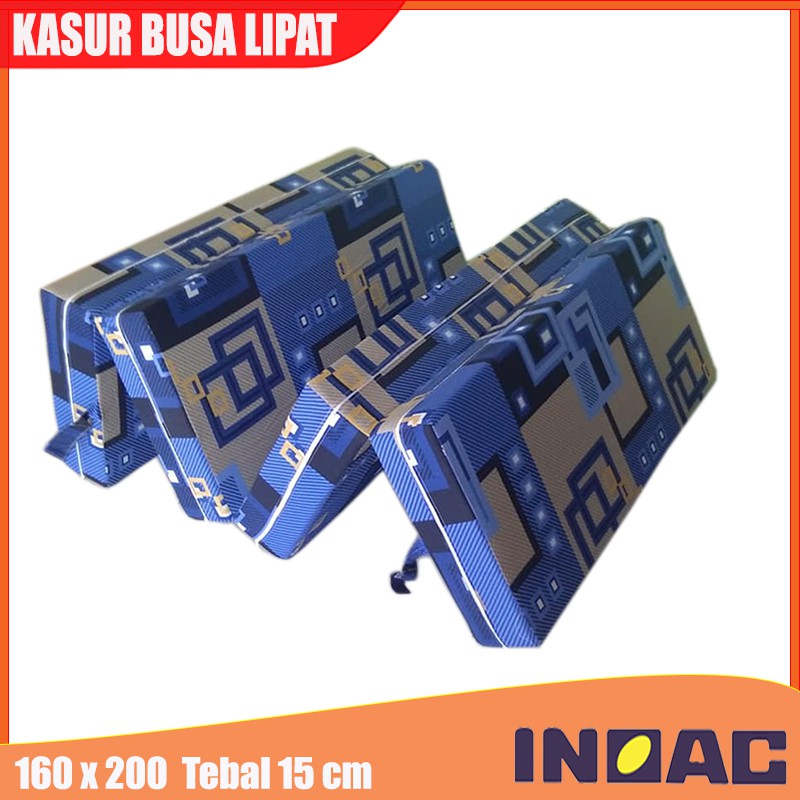 INOAC KASUR BUSA ORIGINAL LIPAT size 160 x 200 Tebal 15 cm - GARANSI 10 Tahun GRATIS ONGKIR