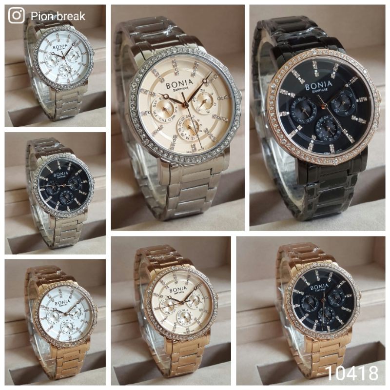 [ BONIA ORIGINAL - GARANSI ] JAM TANGAN WANITA BONIA 10418