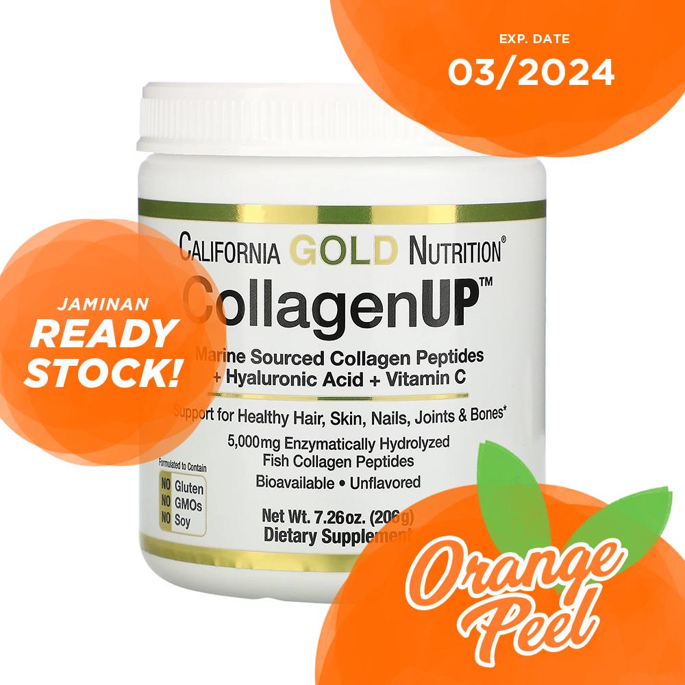 Jual California Gold Nutrition CollagenUP Marine Hydrolyzed Collagen ...