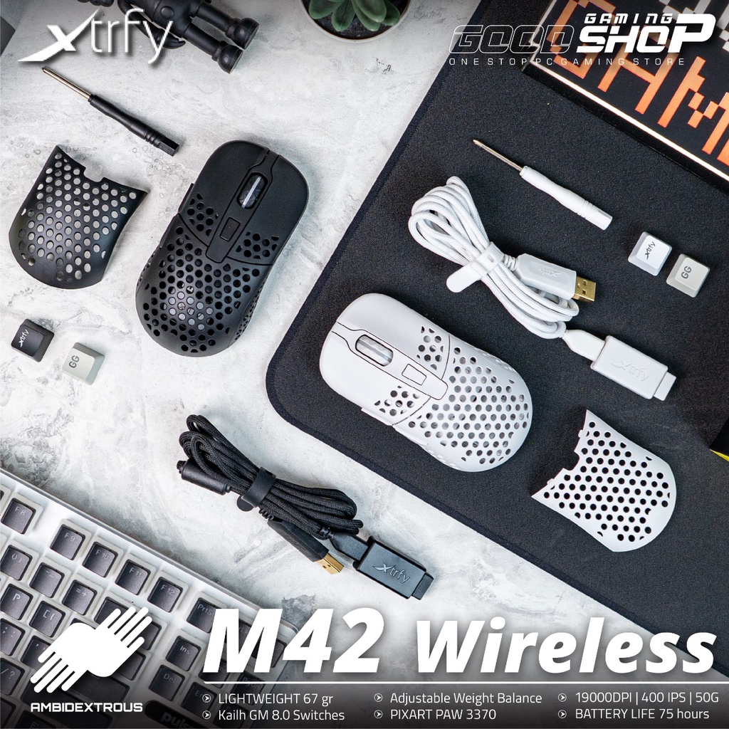 Xtrfy M42 WIreless Mouse Gaming